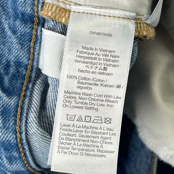 Madewell Low-Slung Straight Jeans in Olvera Wash Rigid Size 31 - Picture 6 of 9